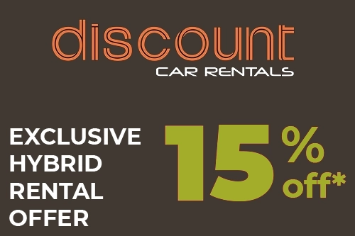15% off hybrid vehicle rental in New Zealand, from all locations